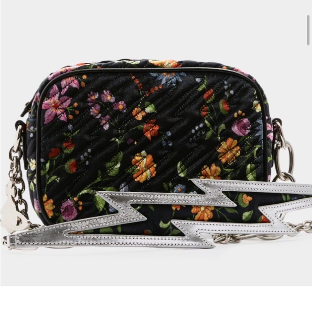 Vivienne Westwood floral crossbody with lightning bolt